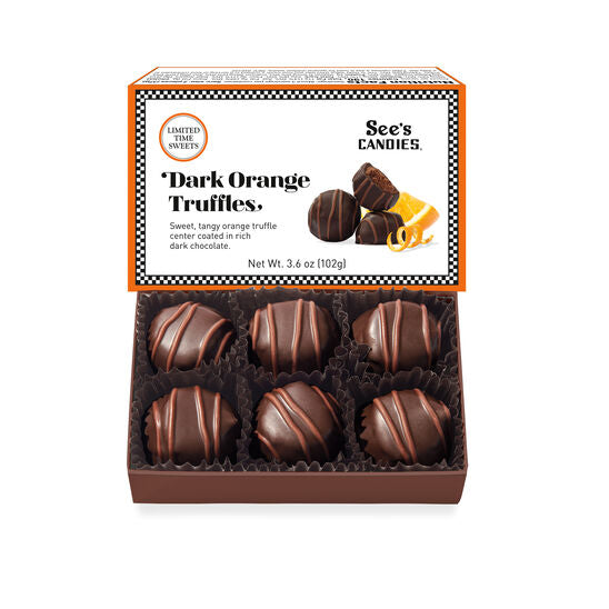 Dark Orange Truffle