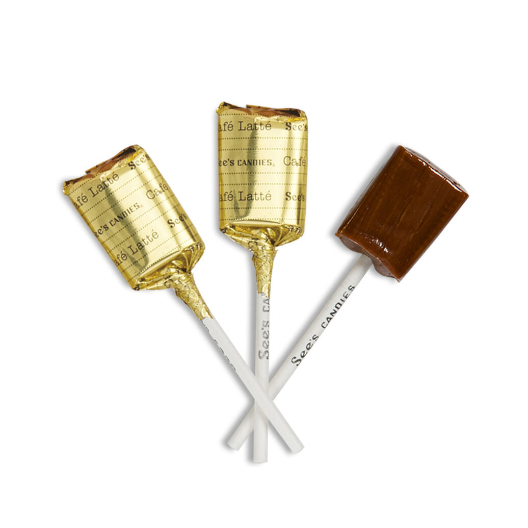 Cafe Latte Lollypops