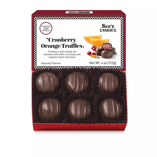 Cranberry Orange Truffles