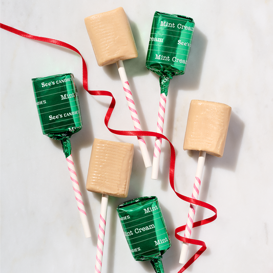 Mint Cream Lollypops
