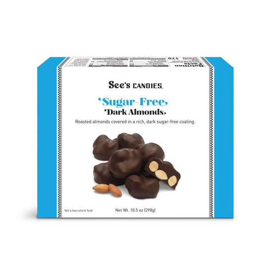Sugar Free Dark Almonds - See's Candies Manila