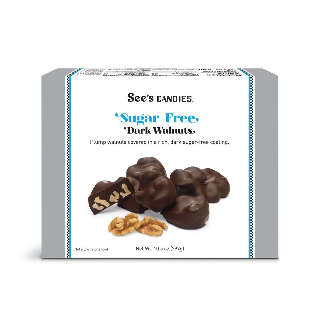 Sugar Free Dark Walnuts - See's Candies Manila