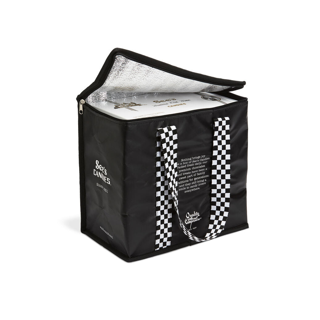 Zippered Tote Bag - See's Candies Manila