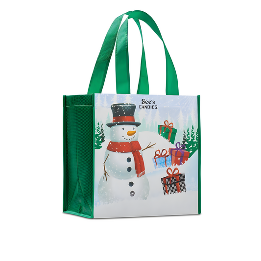 Sweet Snowman Tote Bag
