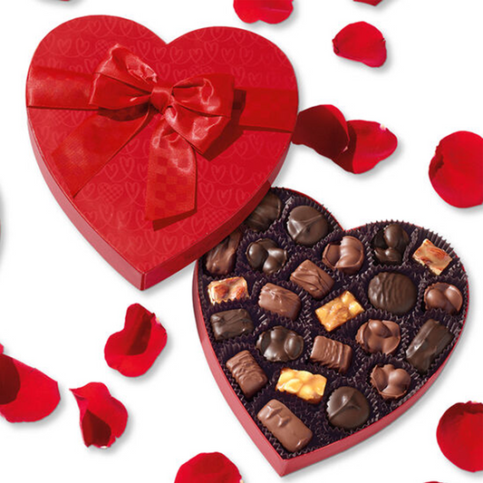 Classic Red Heart - Nuts & Chews