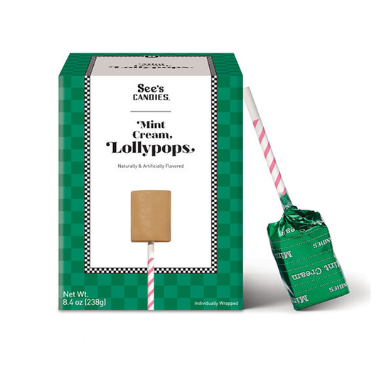 Mint Cream Lollypops