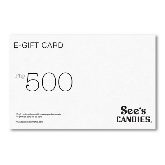 Gift Card - See's Candies Manila