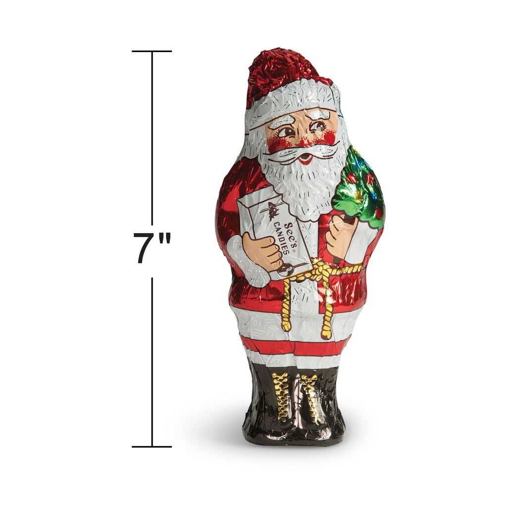 Tall Milk Chocolate Santa - See's Candies Manila